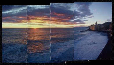 Unione dei fotogrammi di Camogli